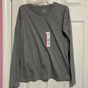 Long sleeve gray shirt